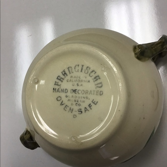 Vngte Franciscan Desert Rose sugar bowl & creamer - Picture 8 of 13